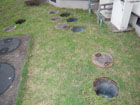 屋外排水管の点検